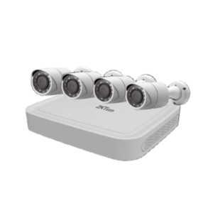 Kit de vigilancia 1080p Lite 4 canales ZKTeco KIT-8304XEC-S/4-BS31A11B Series 8000