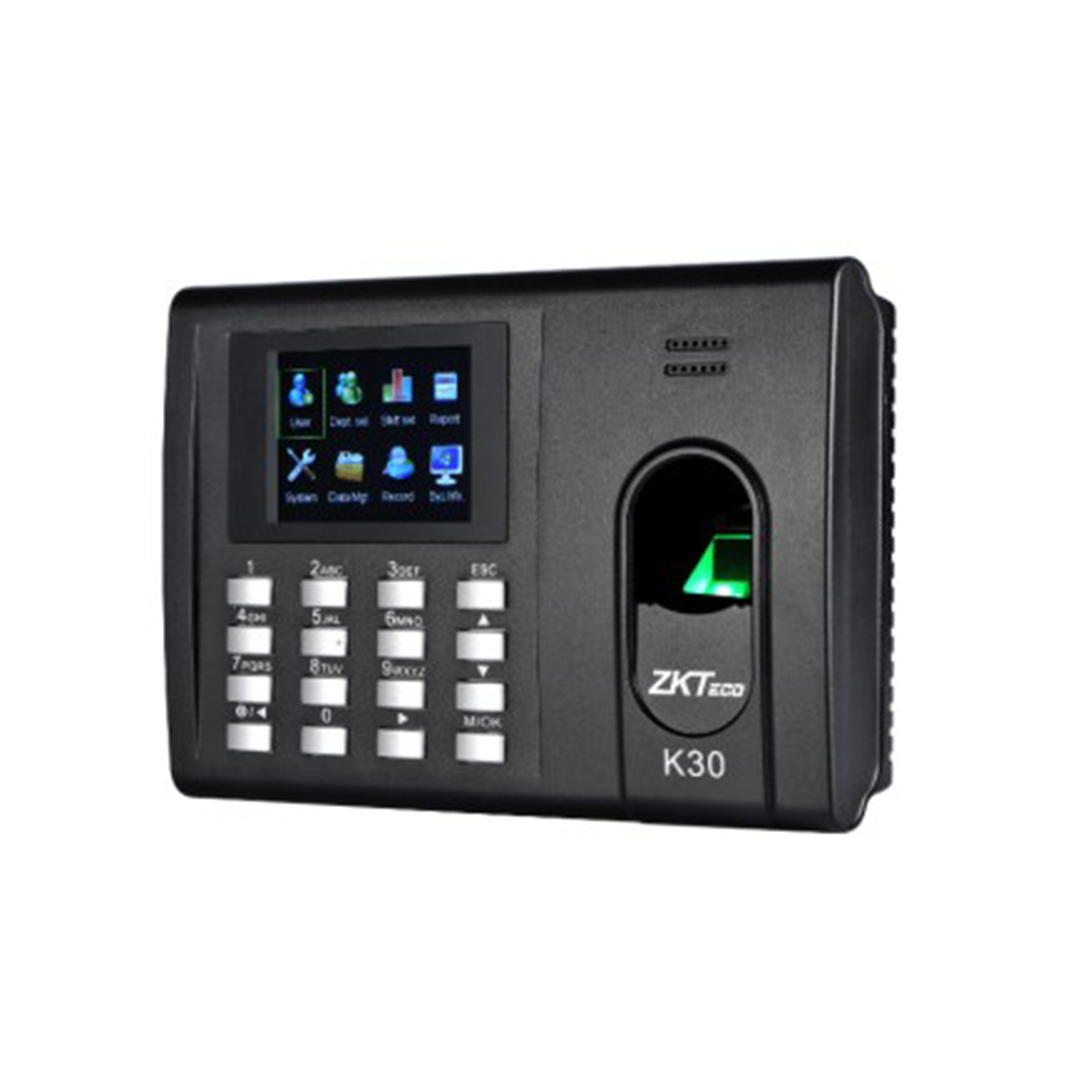 Control de Asistencia Capacidad de huellas dactilares: 1,000 / (2,000 sin SSR) K30 / K40