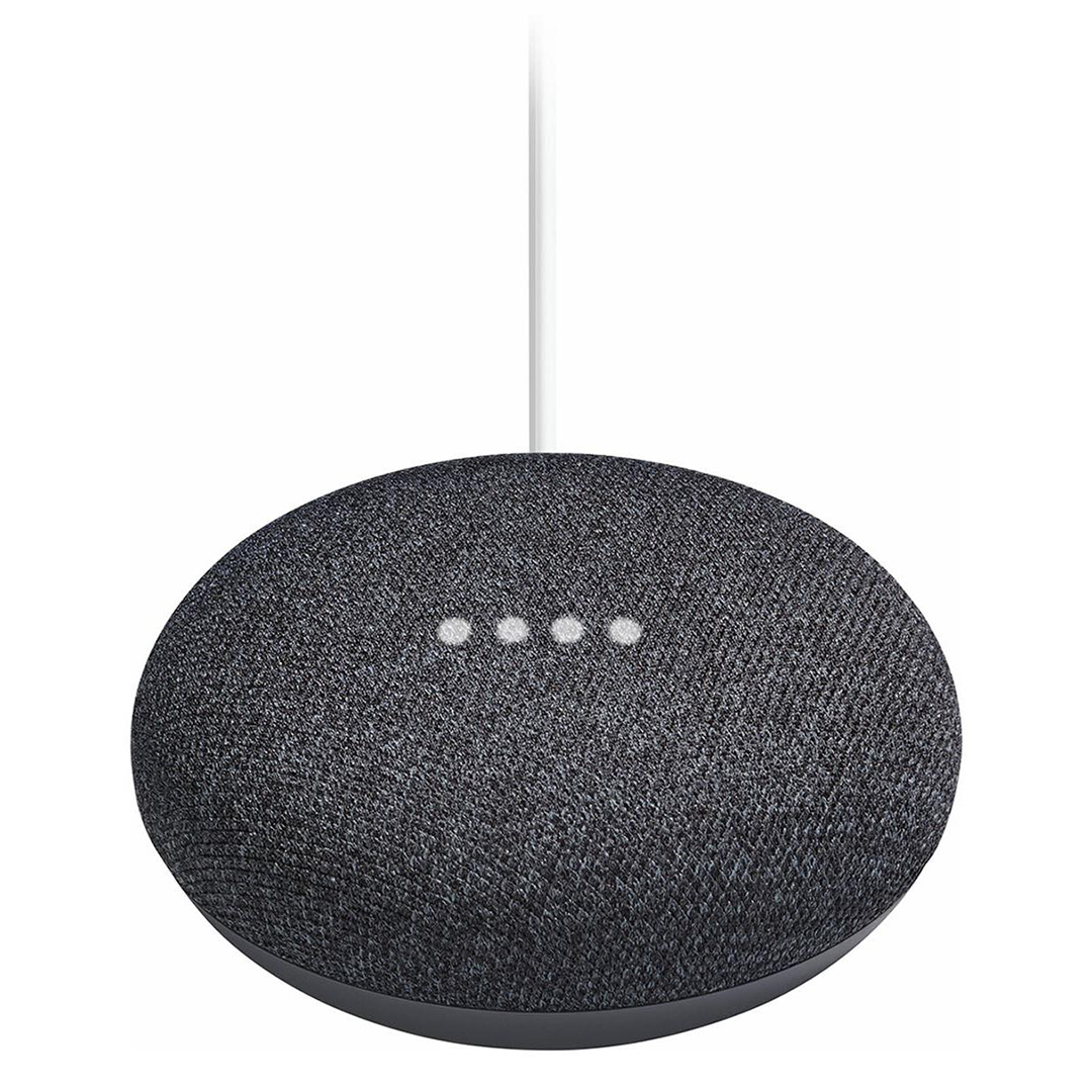 Bocina smart Google Home mini gris Voz Inteligente