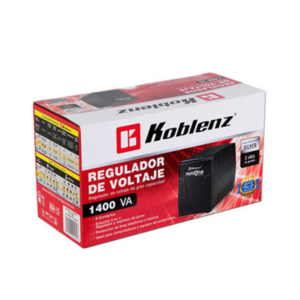 Regulador de voltaje Koblenz 1400VA 8 contactos