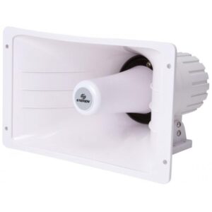 Trompeta rectangular con unidad de 40 W, de aluminio