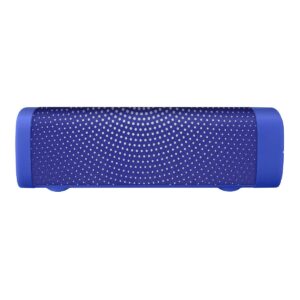 Bocina Bluetooth mini SoundBar con acabado textil azul