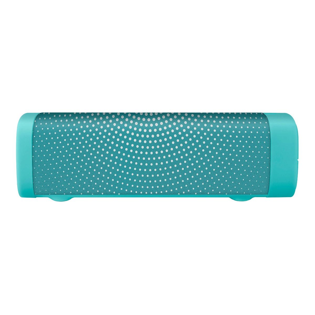 Bocina Bluetooth mini SoundBar con acabado textil verde