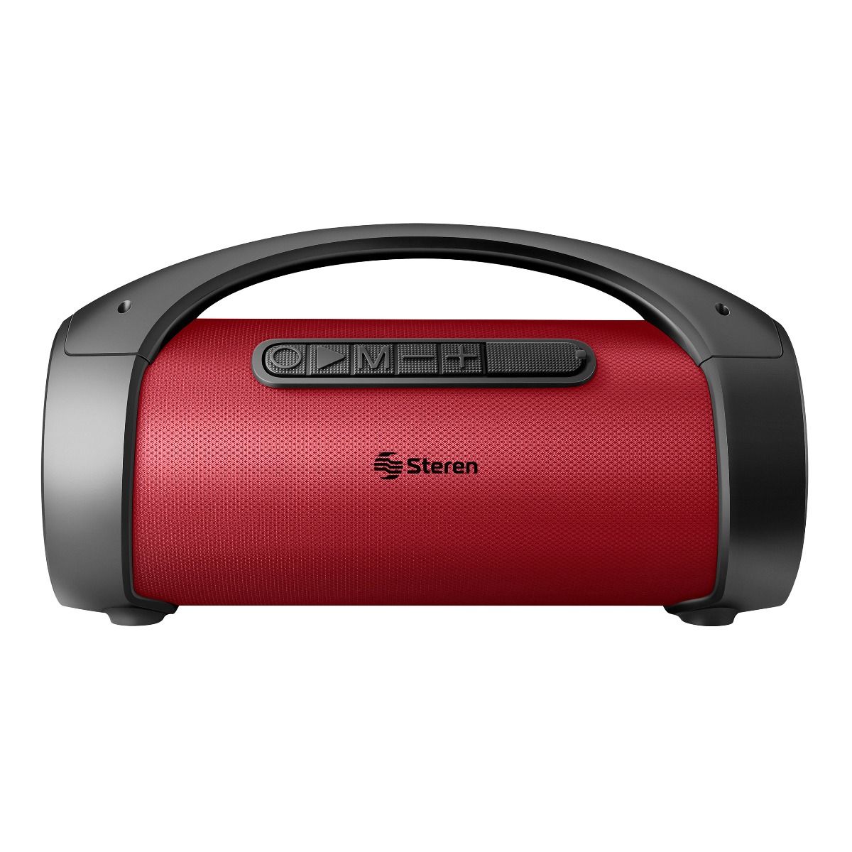 Bocina Bluetooth BoomBox TWS, 350 W PMPO, roja