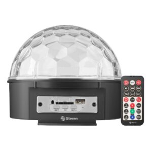 Esfera LED con bocinas y reproductor USB/SD