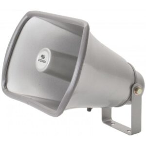 Trompeta rectangular con unidad de 35 W, de aluminio