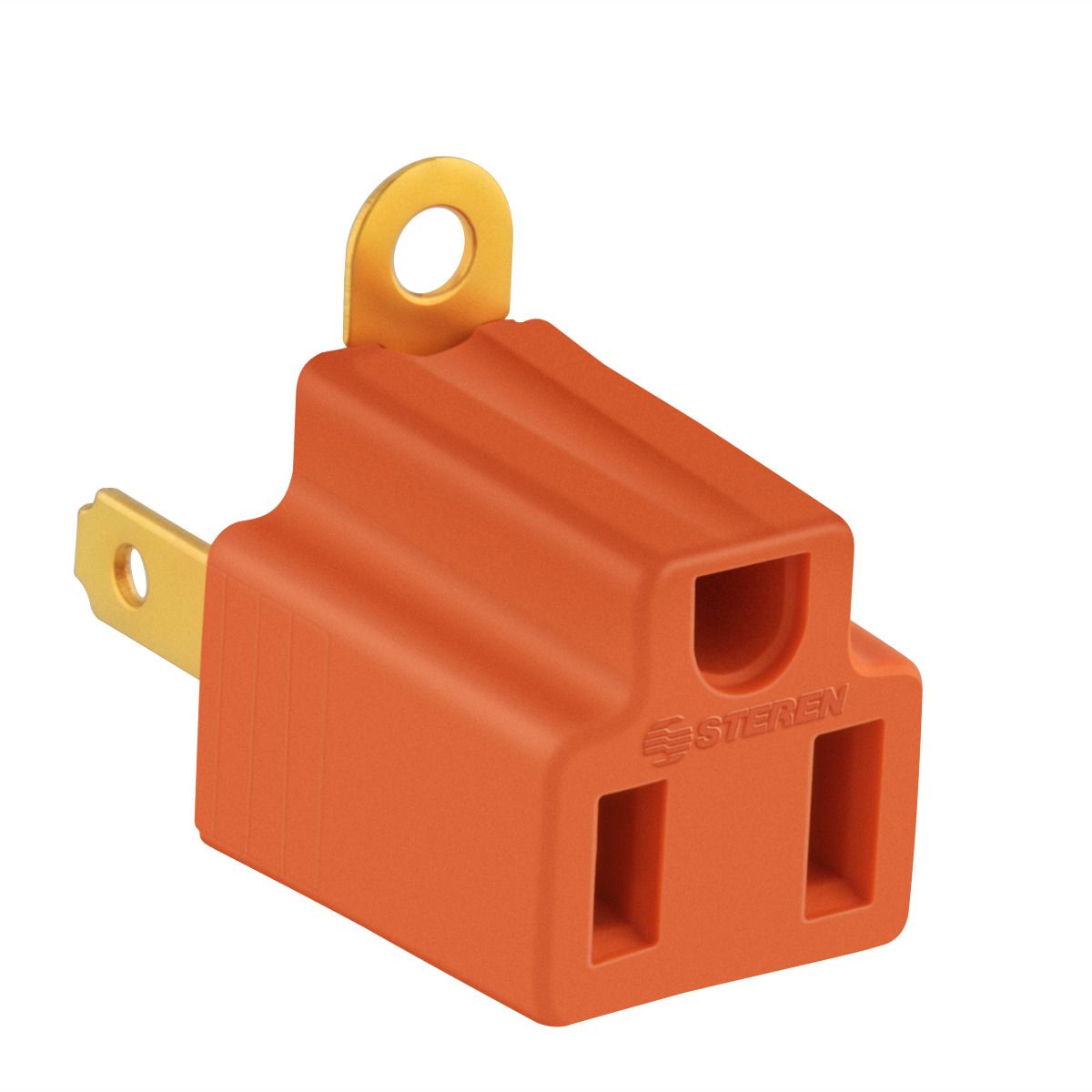 Clavija adaptadora de 3 a 2 navajas