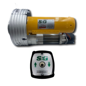 KIT OPERADOR DE CORTINA SEG 200KG CON FRENO ROLL Y KEY LECTOR EKO OVERLAY KROLLK921