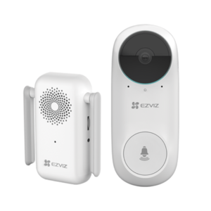 Videoportero Inalámbrico de Batería Recargable / 100% Libre de Cables / Llamada a la App / Detección de Movimiento / Timbre Para Interior / Timbres Seleccionables / Soporta Micro SD / Interior Ezviz